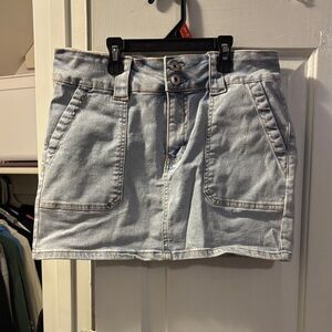 Celebrity Pink Light Blue Denim Skirt